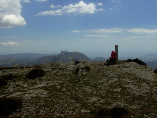 Sierra de la Xorta vers la mer...